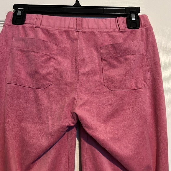 Pink polyester pants. Size Small - Picture 5 of 8
